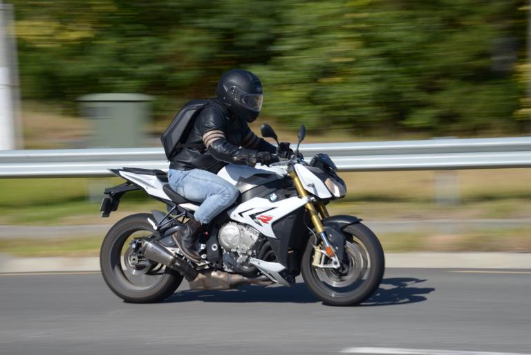 Some guy on a motorbike